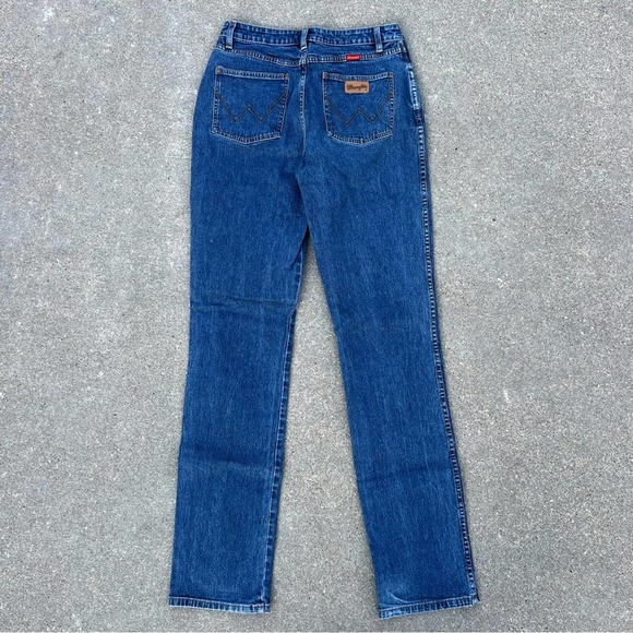 Y2K Wrangler Cowboy Cowgirl Cut Slim Fit Stretch jeans 7/8x36 18MWZSW - Picture 3 of 5
